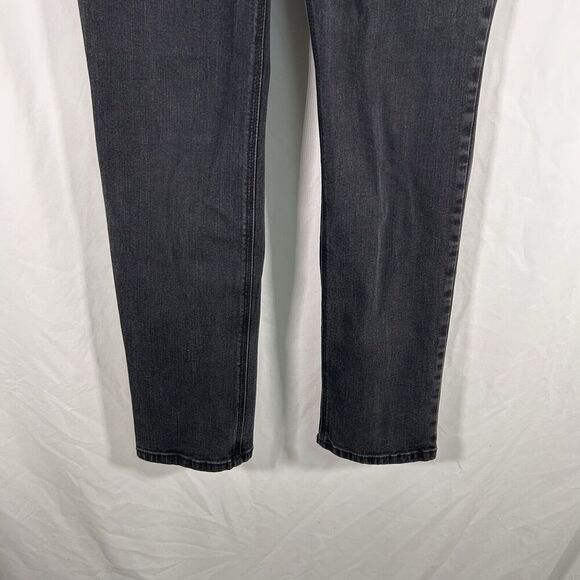 Chico's So Slimming Jeans Women's 8 Black Denim Mid Rise Cotton Blend - Picture 3 of 10